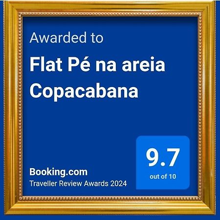 Flat Copacabana Pe Na Areia Rio de Janeiro Bagian luar foto