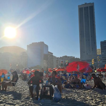 Flat Copacabana Pe Na Areia Rio de Janeiro Bagian luar foto