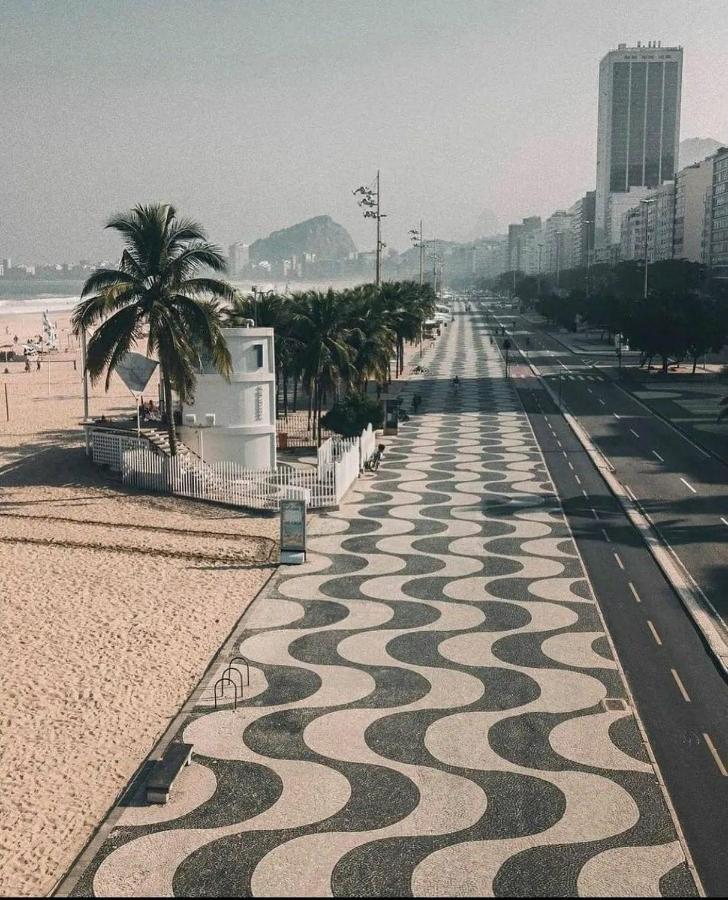 Flat Copacabana Pe Na Areia Rio de Janeiro Bagian luar foto