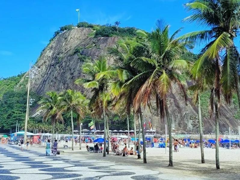 Flat Copacabana Pe Na Areia Rio de Janeiro Bagian luar foto