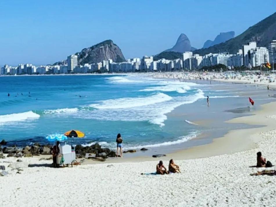Flat Copacabana Pe Na Areia Rio de Janeiro Bagian luar foto