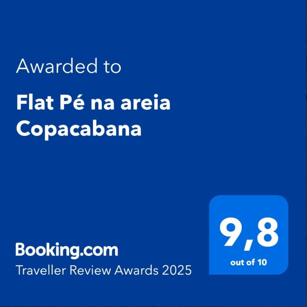 Flat Copacabana Pe Na Areia Rio de Janeiro Bagian luar foto